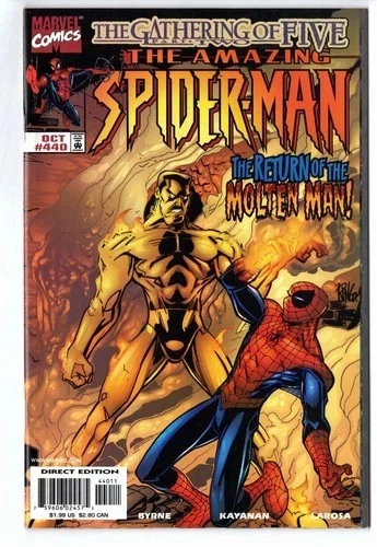 Amazing Spider-Man #440 1998 Marvel Comic Molten Man VF