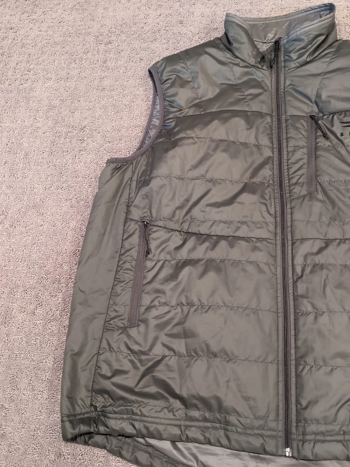 Sitka Kelvin AeroLite Vest 2XL Shadow Gray Insulated Excellent Free Ship - Image 2 of 4