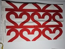 IKEA 2 of Hearts Fabric Anna Svanfeldt 2006 R...