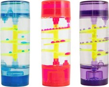 NEW Liquid Floating Dot Timer Desktop Motion Visual Comfort Spiral Timer Toy UK