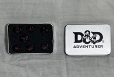 D&D Mini Metal Dice Set 7-Piece RPG Dice Collection