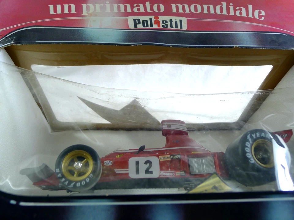 IDEA REGALO MODELLINO FORMULA 1 NIKI LAUDA F1 FERRARI 312 POLISTIL 1:16 - Immagine 4 di 4