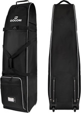 Golf Travel Bag with Wheels for Airlines, Heavy Duty Golf Club Travel Case, Wate