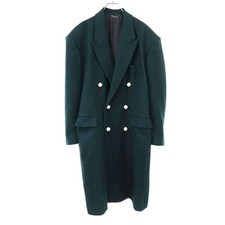John Lawrence Sullivan 20aw Herringbone Tweed Back Side Tucked Coat Used MESC-0