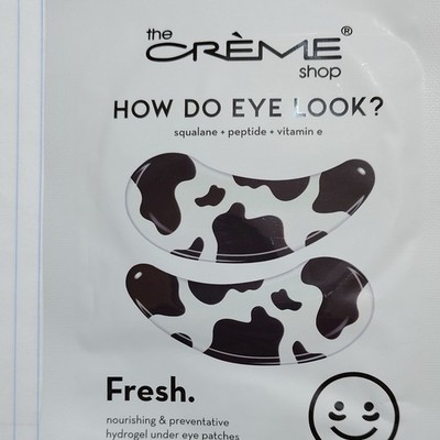 The Crème Shop Under-Eye Patches Squalane Peptide Vitamin E Nourishing