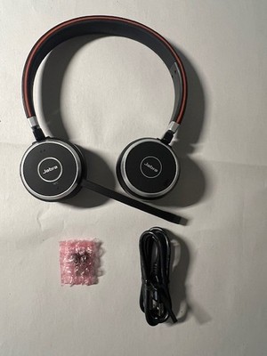Jabra Evolve 65 UC Stereo Wireless Bluetooth Headset Connectivity- Reconditioned