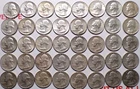 Pre 1964 Washington Quarter Roll of 40 Coins 90% Silver ~ UNDER MELT!