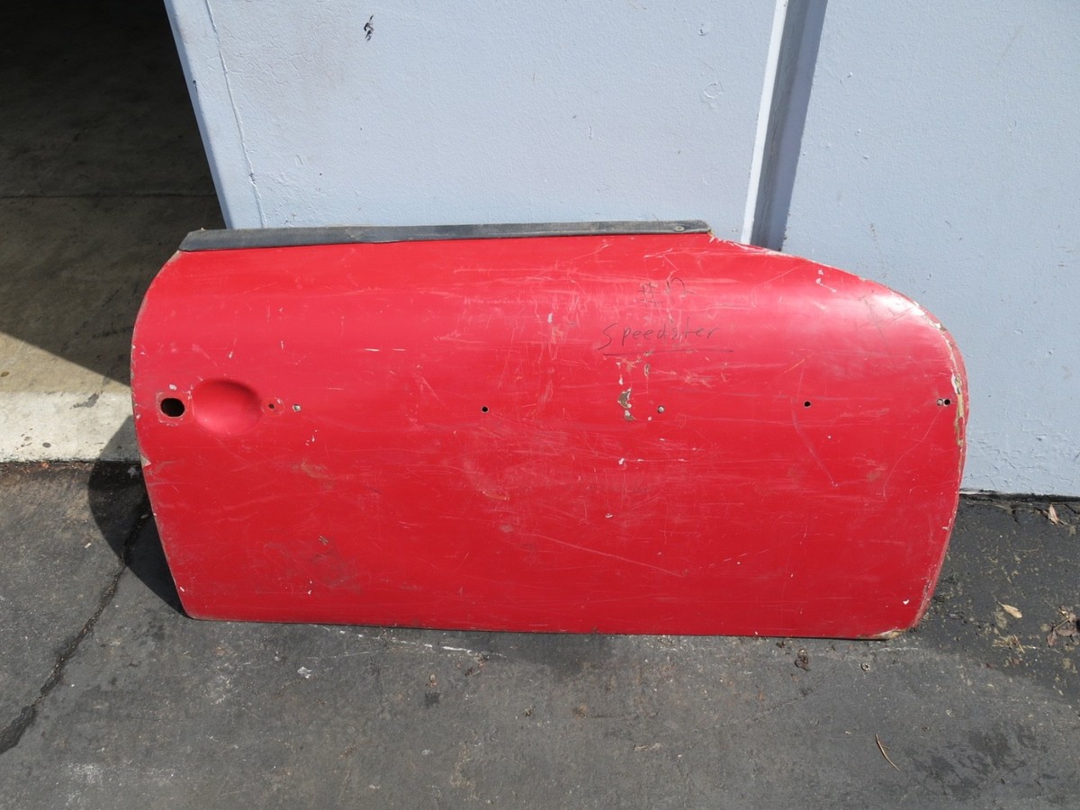 30７ 赤いス-パ-ボディ-プロテクタ- Porsche 356 Speedster right door very good (Door # 12) | eBay