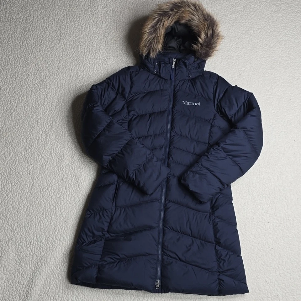 NWT Women's Montreal Down Coat Midnight Navy Sz Small - Image 3 of 4