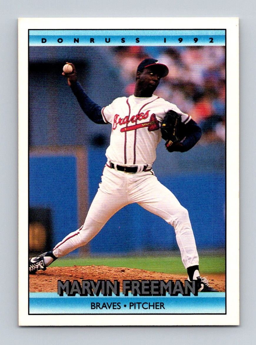 1992 Donruss MARVIN FREEMAN #603 Atlanta Braves