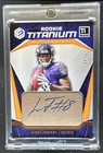 2018 Panini Elements Lamar Jackson Rookie Titanium Auto Copper RC #/49 Ravens