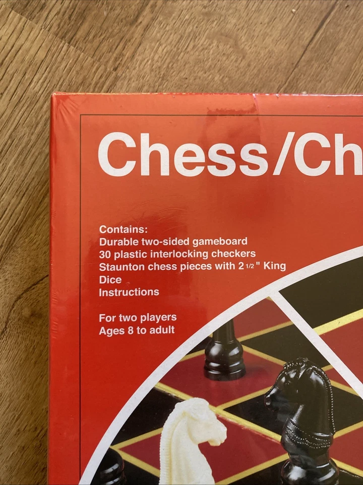 Pressman Chess/Checkers/Backgammon Board Game Brand New - Image 3 of 3