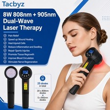 8W Handheld Class 4 Laser Therapy 808nm 905nm for Neck Pain Cervical Stiffness