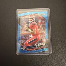 2025 Prizm C.J. Stroud #143 No Huddle Blue /125 Houston Texans