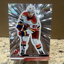 2023-24 Upper Deck Extended Series - Erik Haula #581 OUTBURST! New Jersey Devils