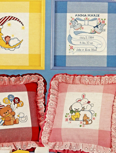 Hopscotch for Baby - Leisure Arts Leaflet 320 (1984) - Cross Stitch Patterns - Picture 3 of 10