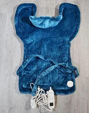 RENPHO Heating Pad Electric for Back Pain Relief, Neck & Shoulder, 24"x33", Blue