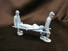 VTG Marx 4 pc Blue/Gray Union Civil War Soldiers Stretcher Carriers and Wounded