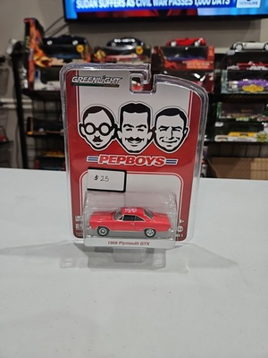 #ad GreenLight Collectibles Pep Boys 1968 Plymouth GTX Diecast Cars $14.95