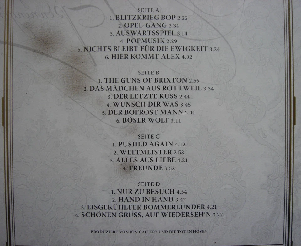 Die Toten Hosen, Unplugged im Wiener Burgtheater 2005, neu/OVP! - Bild 3 von 4