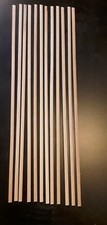 12  80cm long 12mm x 5mm Light Hardwood Astragal