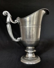ARTE ITALICA PELTRO ROMANA 10.25" PEWTER PITCHER /HANDMADE MARINONI ITALY $756Nw