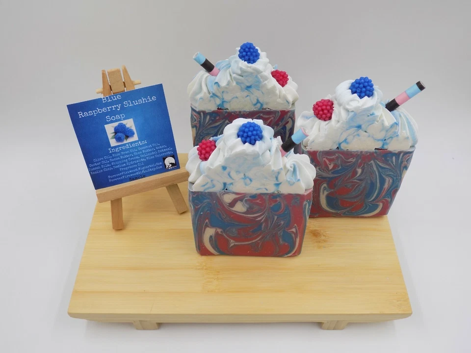 Blue Raspberry Slushie / Artisan Soap - Image 3 of 4