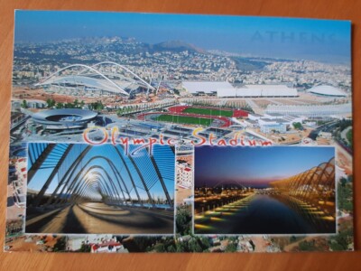 Athens Olympic Postcard Stadium Postcard Stadium Stadium Stadium
