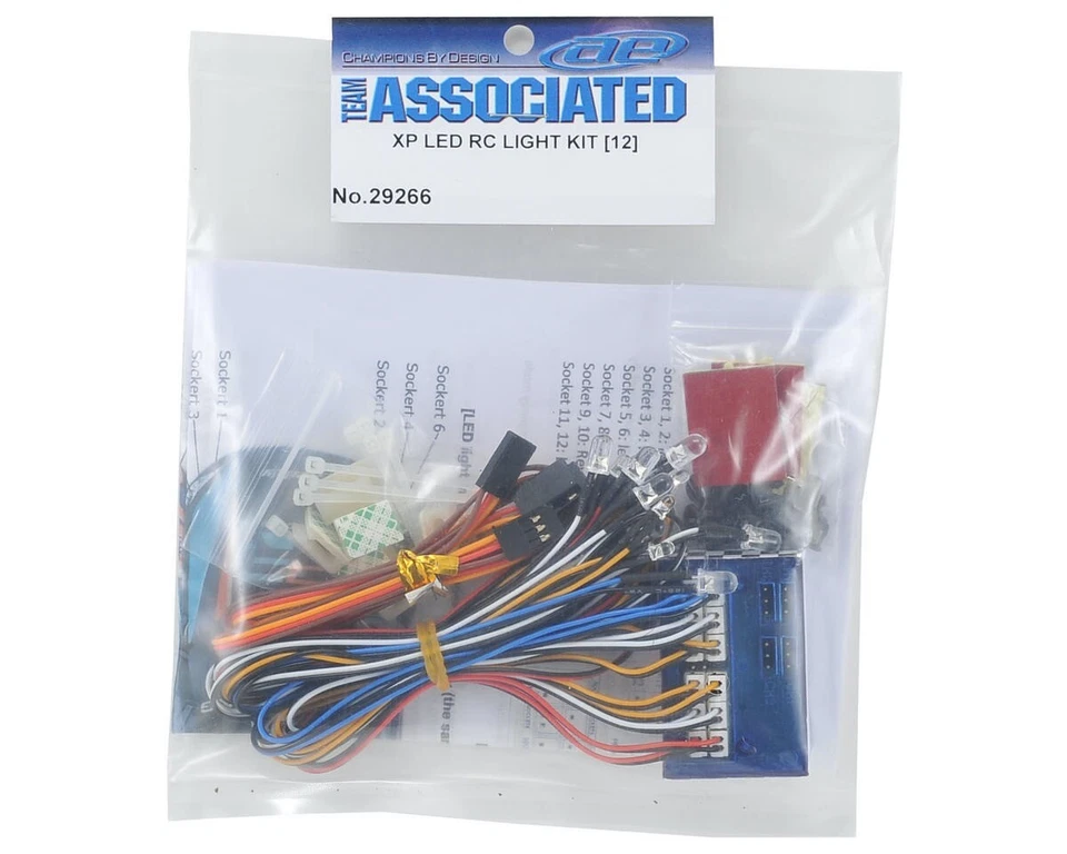 Team Associated LED-Licht-Komplett-System für RC-Cars Set ASC29266 - Bild 2 von 2