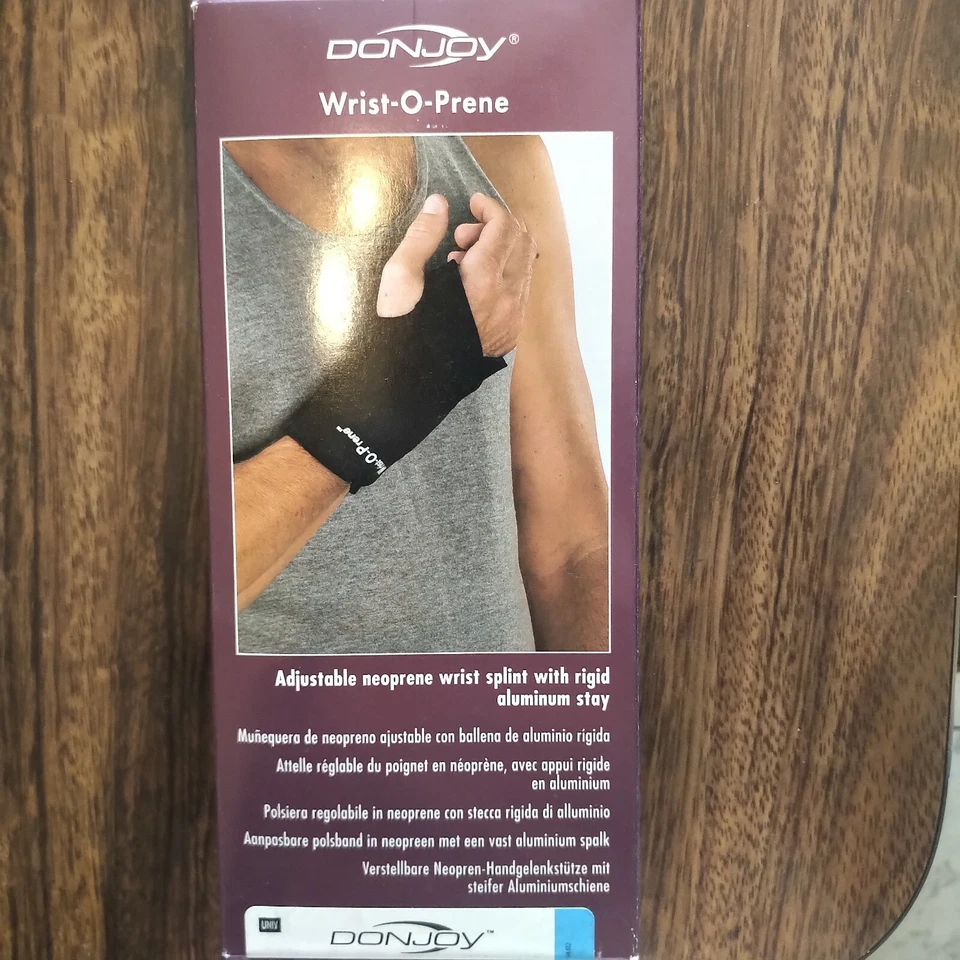 DONJOY MUÑECA-O-PRENE AJUSTABLE NEOPRENO MUÑECA FÉRULA NUEVA EN CAJA RT MUÑECA DERECHA Foto 2 de 2