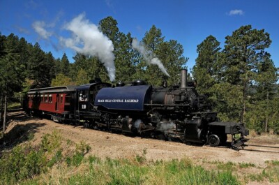 Black Hills Central Baldwin Mallet No. 110 2-6-6-2 Jun 4 2013 5 x 7 Photo