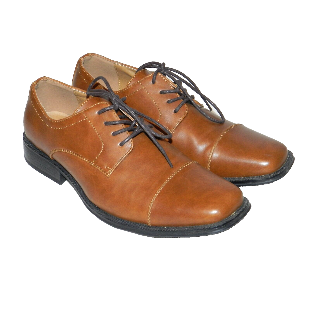 Alfani Shoes Sz 11 M Brown Derby Oxfords Leather Men adam‎ Alfani Adam Dark Brown 11 (44) | Mercari main image 3
