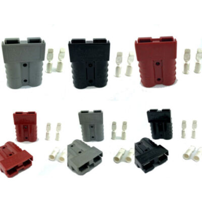 SB50 Connector Set Cable Wire Quick Connect Battery Plug Kit 12-10  AWG (2PCS)