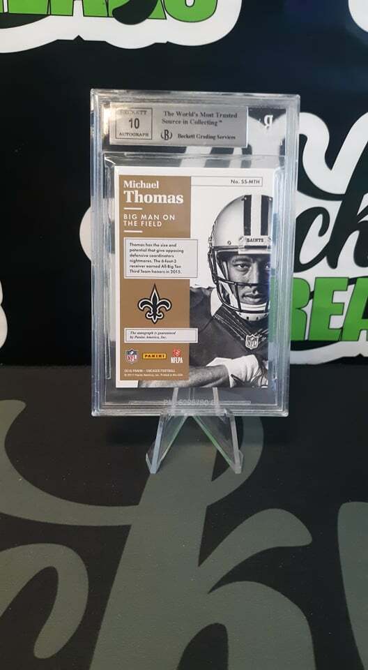 2016 Panini Encased Graded 8.5 Scripted Signatures Auto Michael