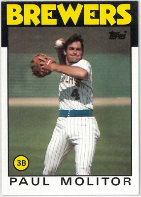 1986 Topps Baseball Cards (1-699) - Pick the Cards You Need to Complete Your Set
