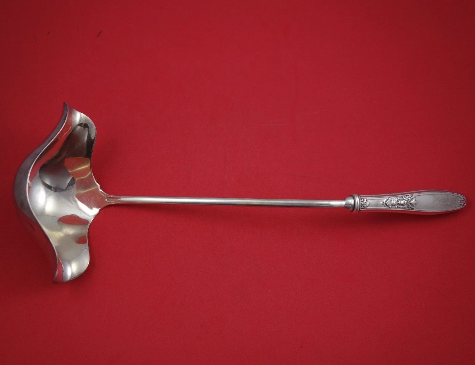 Ambassador by 1847 Rogers Silverplate Punch Ladle HH 18" Serving