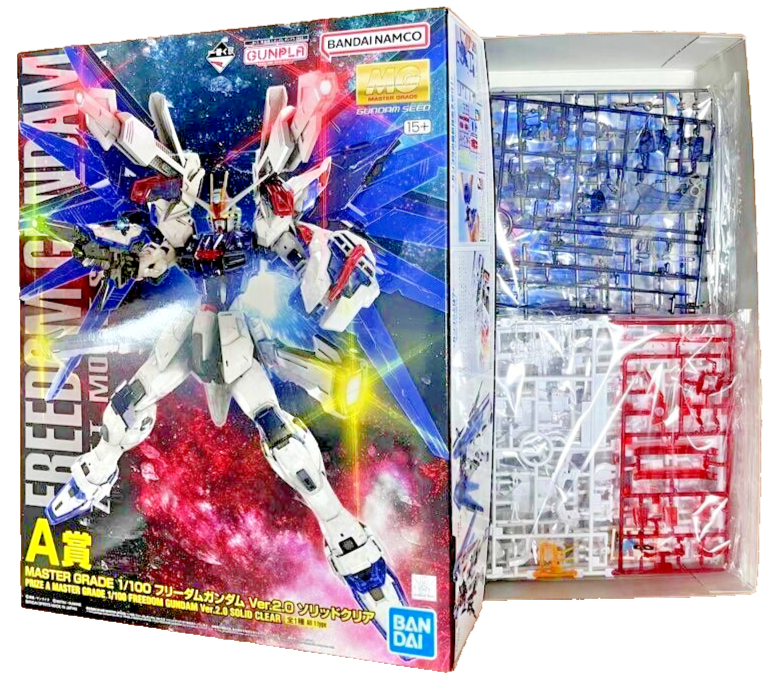 MG Freedom Gundam ver.2.0 Solid Clear Model Kit GUNPLA Ichiban
