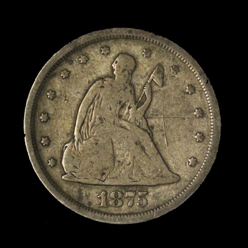 1875-S 20c 20 Cent Stück - kostenloser Versand USA