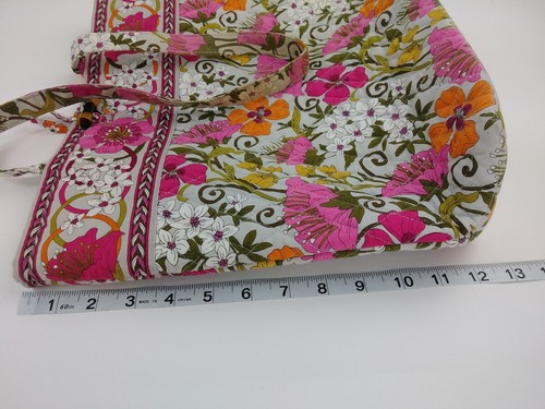 Vera Bradley Classic Original Tote Purse Tea Garden Retired 2011-2012 - Picture 12 of 12