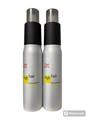2x Wella High Hair Styling Mousse Firm Control 300ml Neu (458)
