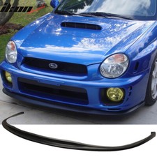 Fits 02-03 Subaru Impreza Wrx Sti Style Sedan Front Bumper Lip Spoiler Unpainted