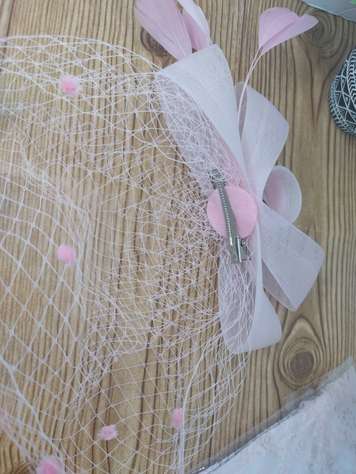 3 Piece Hair Fastener Set With Gloves And Pearl Necklace Tea Party