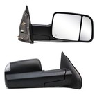Pair Towing Mirrors for 2005 Dodge Ram 3500 Power Heated led Turn Signal Trailer