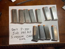 One Factory Original Davis Industries P380 .380 ACP 5 Round Pistol Mag Magazine