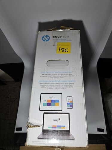 HP ENVY 6055 Thermal Inkjet All-In-One Printer White - Picture 3 of 8