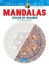 Creative Haven Mandalas Color by Number Coloring Book by Shala Kerrigan: New
