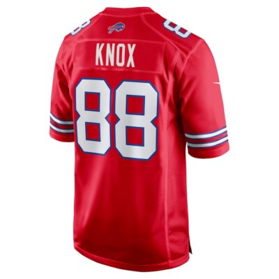 32399 Buffaloes 88 ユニフォーム オーセンティック 2 枚 Buffalo Bills Dawson Knox #88 Nike Red Alternate 2025 Official NFL