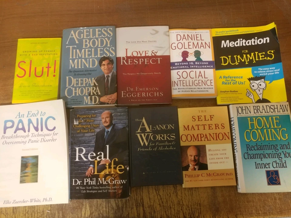 Lot of 20 PSYCHOLOGY SELF HELP ESTEEM THERAPY RECOVERY INSPIRE Book MIX*UNSORTED - Image 2 of 4