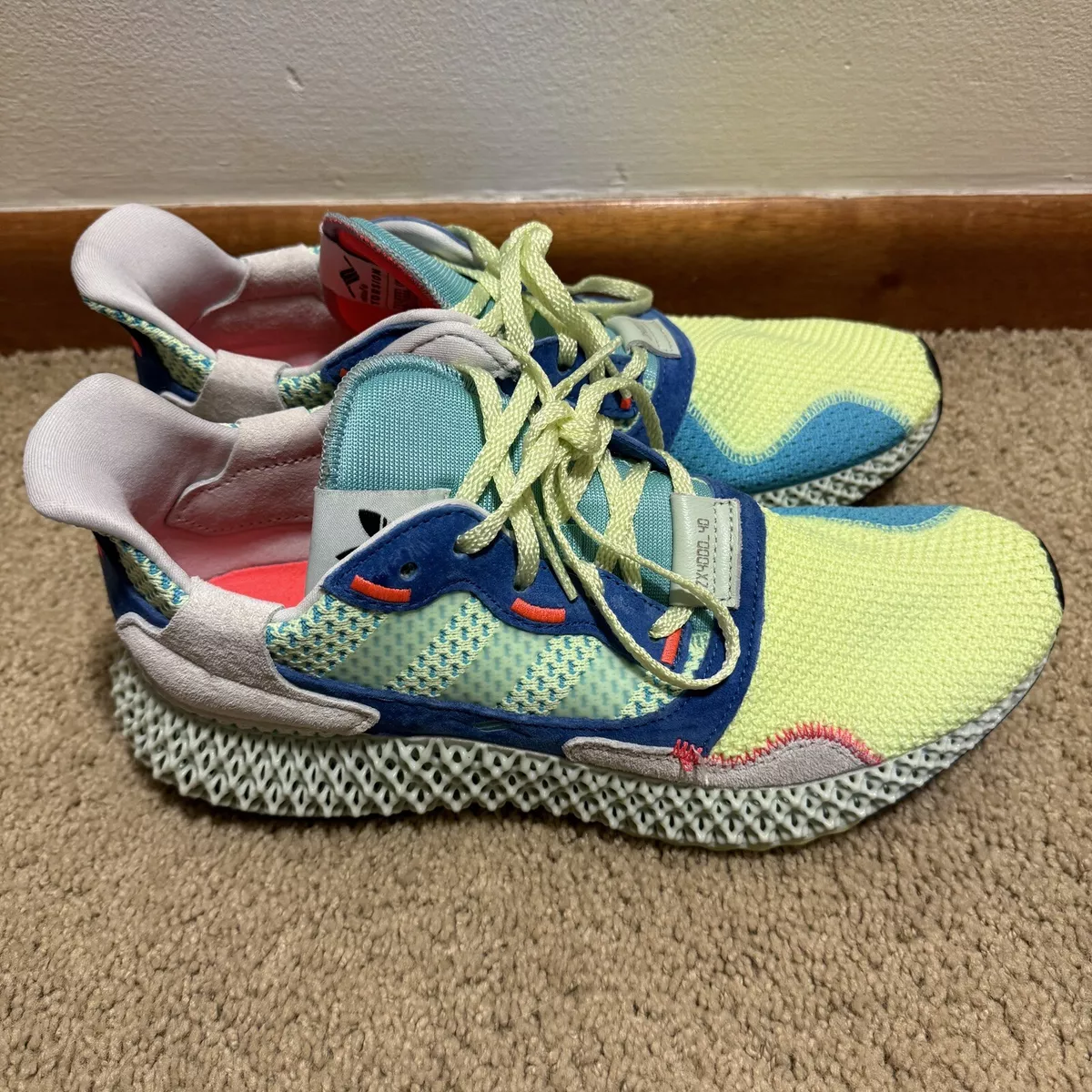 Adidas ZX 4000 4D EF9623 Men’s Size 9 Easy Mint 2019 Adidas ZX 4000 4D EF9623 Men’s Size 9 Easy Mint 2019