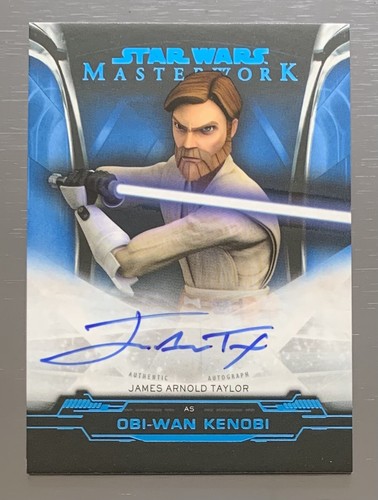 2019 Star Wars Masterwork Taylor As Obi-Wan Kenobi Blue Autograph Auto /99